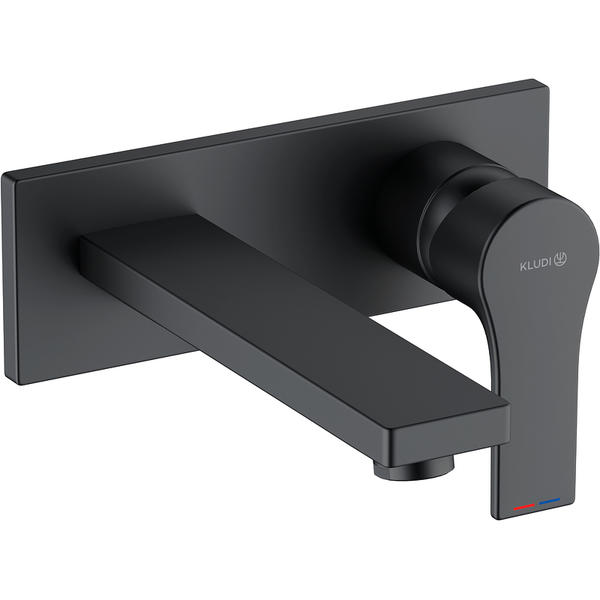 Смеситель для раковины Kludi Zenta SL 482473965 Черный матовый