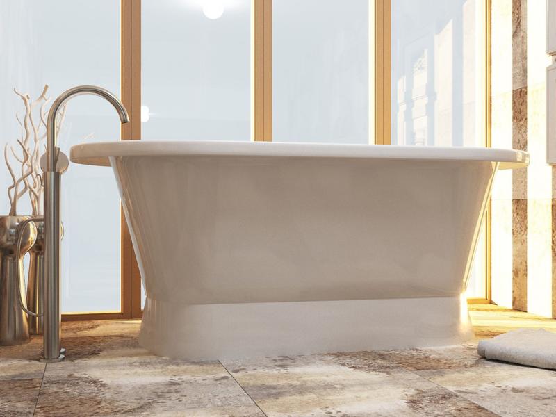 Ванна из искусственного камня AquaStone Венеция 175x80см белый — изображение 3