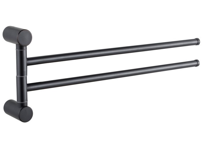 Полотенцедержатель Haiba HB8412-7 42см чёрный