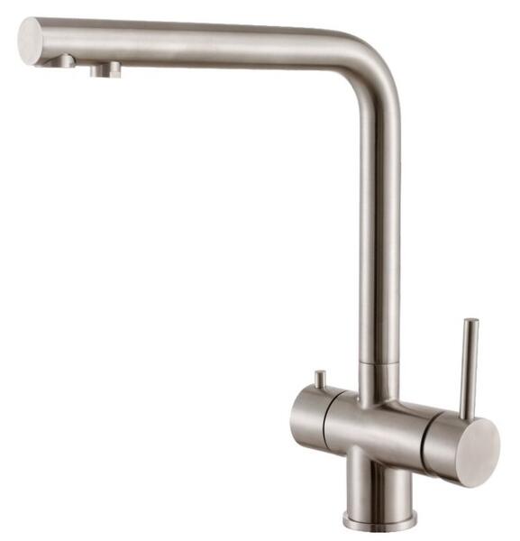 Смеситель для кухни Haiba HB70304-1 сталь