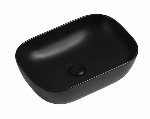 Накладная раковина Gid Bm1333 46см чёрный матовый
