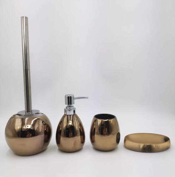 Керамический набор аксессуаров для ванной Gid Br-gloss 50 бронза