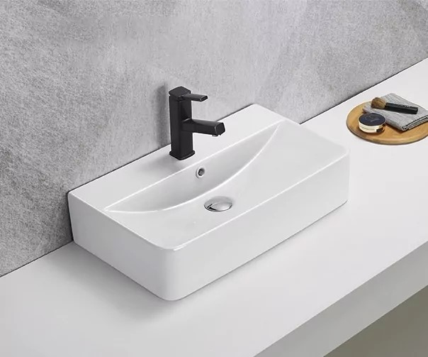 Накладная раковина Gid N1344 61см белый