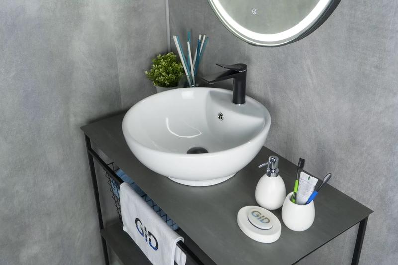Накладная раковина Gid N9001 45см белый — изображение 3