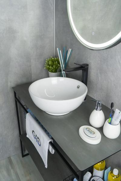 Накладная раковина Gid N9002 38см белый — изображение 5