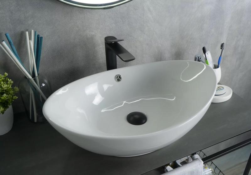 Накладная раковина Gid N9019 60см белый