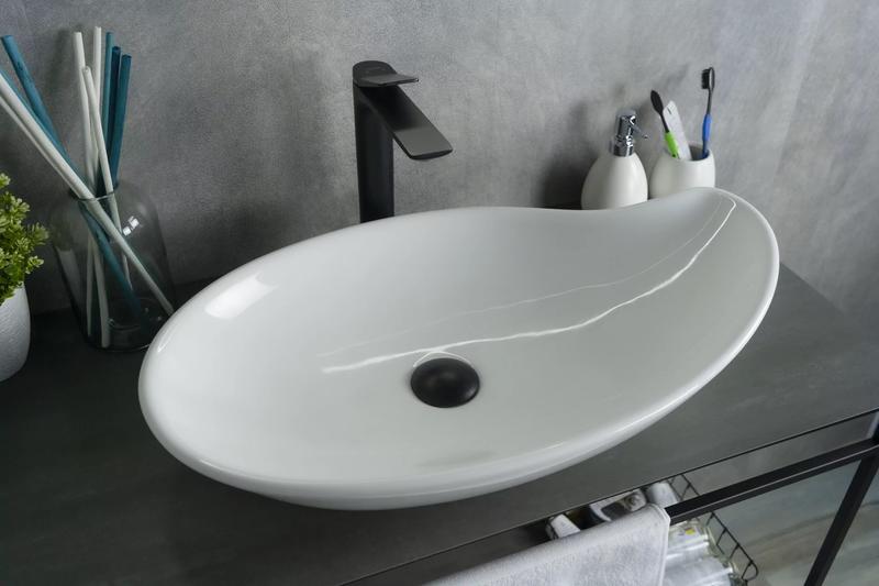 Накладная раковина Gid N9052 65см белый