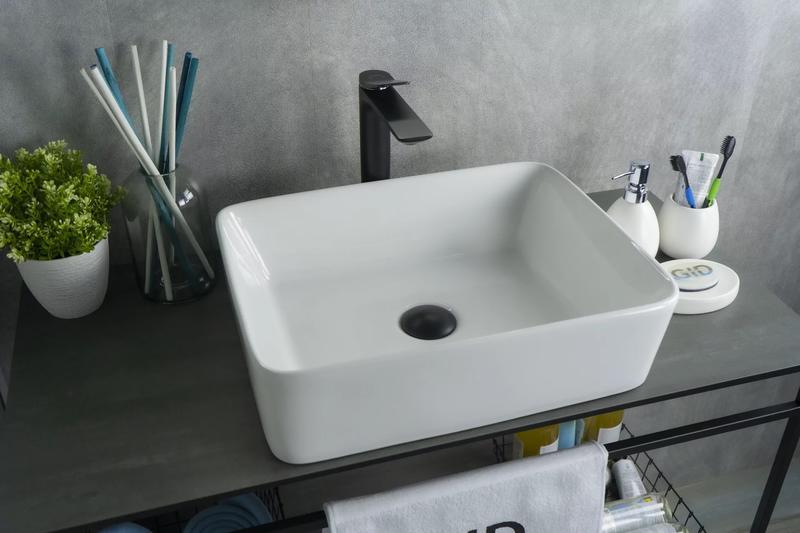Накладная раковина Gid N9103 48см белый