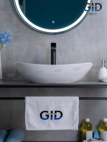 Накладная раковина Gid N9137 56см белый — изображение 7