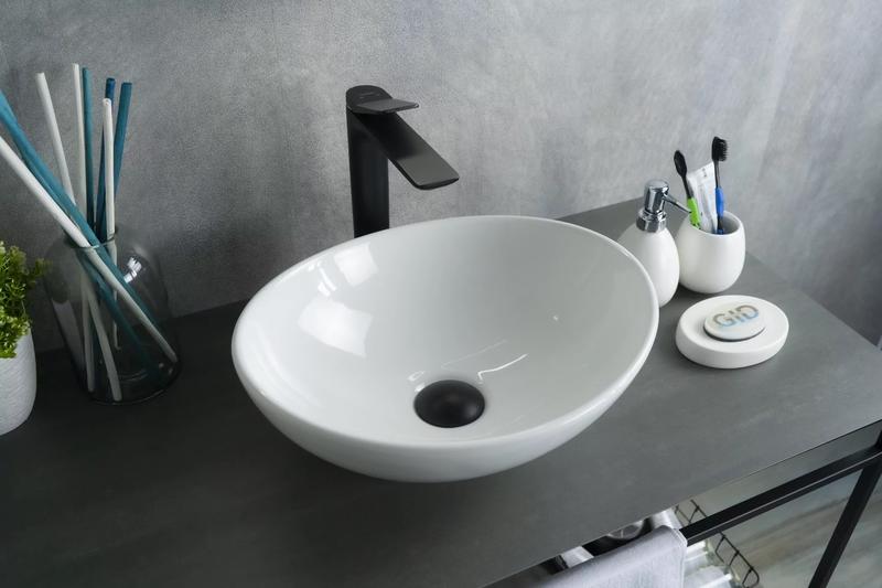 Накладная раковина Gid N9138 41см белый