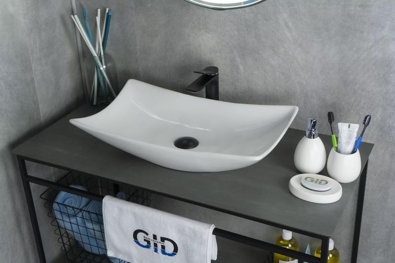 Накладная раковина Gid N9176 56см белый — изображение 3