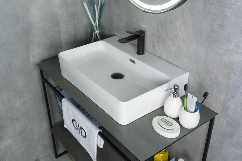 Накладная раковина Gid N9256 60см белый — изображение 4