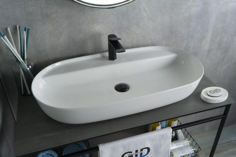Накладная раковина Gid N9347 81см белый