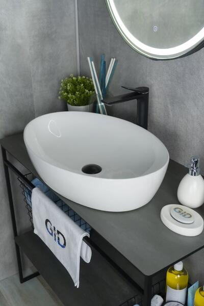 Накладная раковина Gid N9433 61см белый — изображение 6