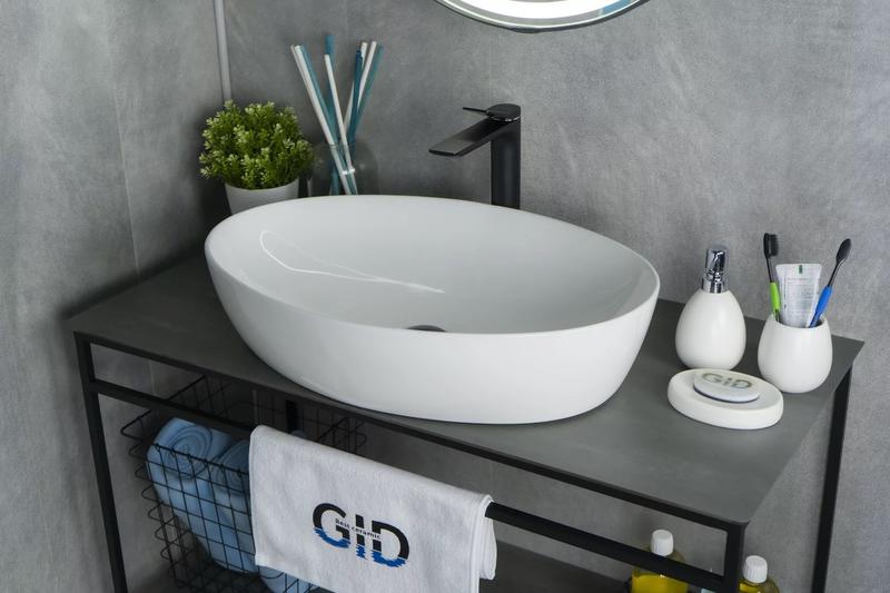 Накладная раковина Gid N9433 61см белый — изображение 3