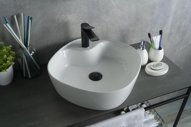Накладная раковина Gid N9442 44см белый