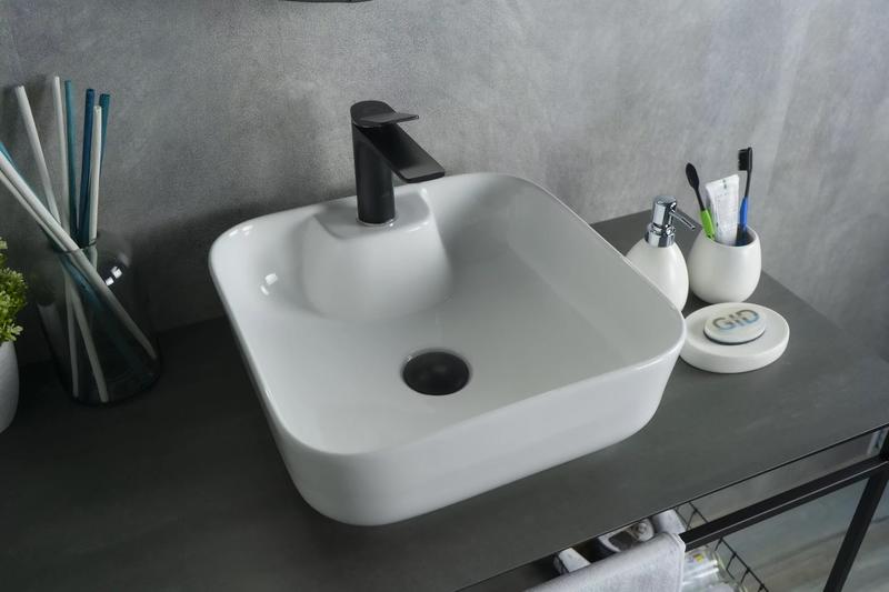Накладная раковина Gid N9443 41см белый