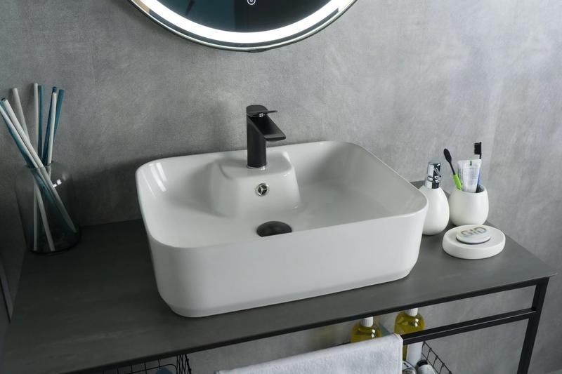 Накладная раковина Gid N9445 52см белый