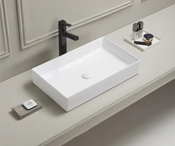 Накладная раковина Gid N9496 60см белый