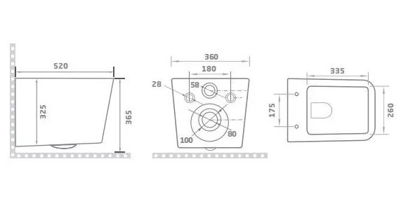 Подвесной унитаз Gid Tr2144 безободковый с сиденьем микролифт белый — изображение 4