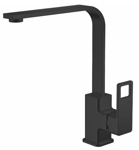 Смеситель для кухни Haiba HB70615-7 чёрный матовый