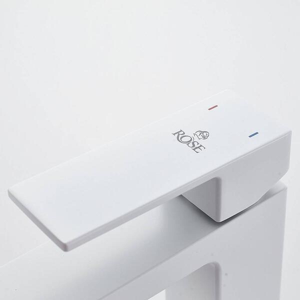 Смеситель для раковины Rose R1801C-1 белый — изображение 8