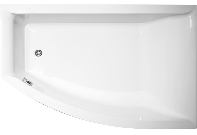 Акриловая ванна VagnerPlast Veronela Offset VPBA160VEA3PX правая 160x105см белый
