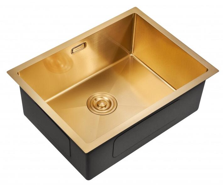 Мойка для кухни Milacio Denia 58 Steel MC.77458 брашированное золото