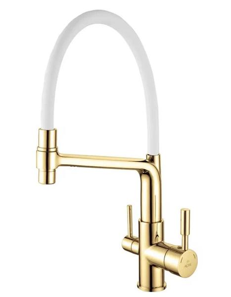 Смеситель для кухни Rose R658E золото