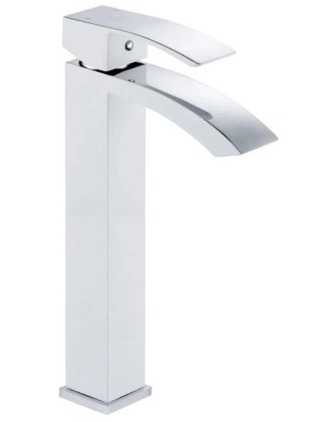 Смеситель для раковины Rose R1511F белый/хром