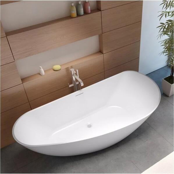 Ванна из искусственного камня Riho Granada B122001105 L 190x90см белый — изображение 9