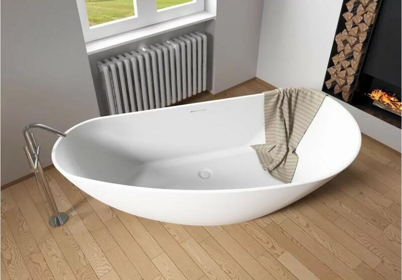Ванна из искусственного камня Riho Granada B122001105 L 190x90см белый — изображение 6
