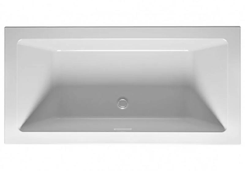 Акриловая ванна Riho Rethink Cubic Velvet Fall B105013105 заполнение через перелив 170х75см белый матовый