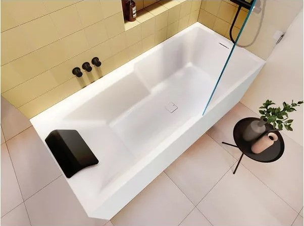 Акриловая ванна Riho Still Shower Fall Plug and Play B103021005 L заполнение через перелив 180х80см белый — изображение 4
