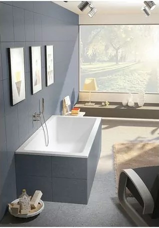 Акриловая ванна Riho Rethink Cubic Velvet B105001105 170х75см белый матовый — изображение 3