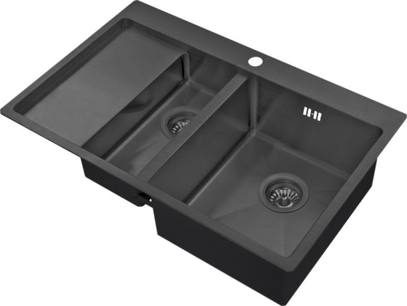 Мойка кухонная Inox PVD PVD 5178-2-R GRAFIT ZORG