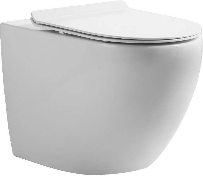 Унитаз C07-100w безободковый, сиденье с микролифтом Orange