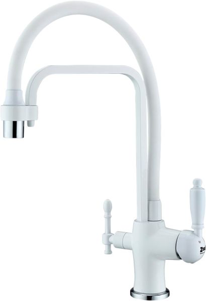 Смеситель для кухни Sanitary ZR 342-8 YF WHITE ZORG
