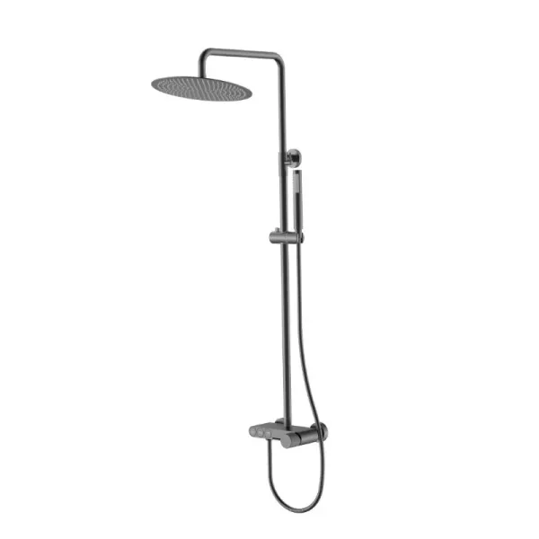 Boheme Душевая стойка Stick Linea 128-GM.3 оружейная сталь