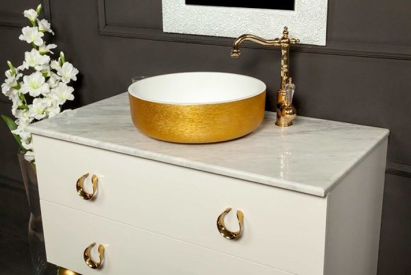 Boheme Раковина накладная Corian золото 819-G — изображение 3