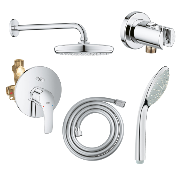 Grohe Душевой комплект Eurosmart 124440 хром