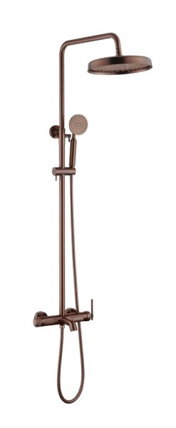 Boheme Душевая стойка для душа ETERNA COPPER BRUSHED брашированная медь