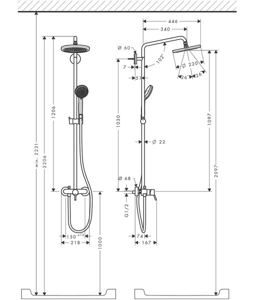 Grohe Лейка для душа Euphoria Champagne 27222000 хром — изображение 6
