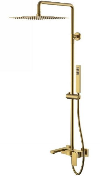 Boheme Душевая стойка Qubic 478-BR бронза