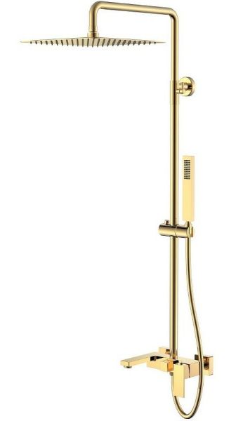 Boheme Душевая стойка Qubic 478-G золото