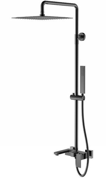 Boheme Душевая стойка Qubic 478-SGM антрацит глянец