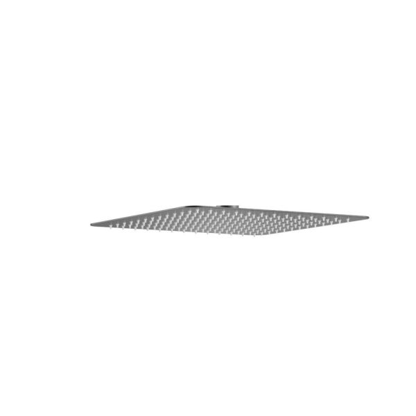 Boheme Верхний душ QUBIC латунь GUN METALL  30*30cm графит