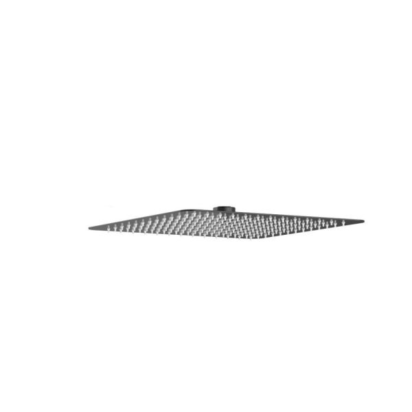 Boheme Верхний душ QUBIC, VENTURO латунь ShineGunMetall  30*30cm графит