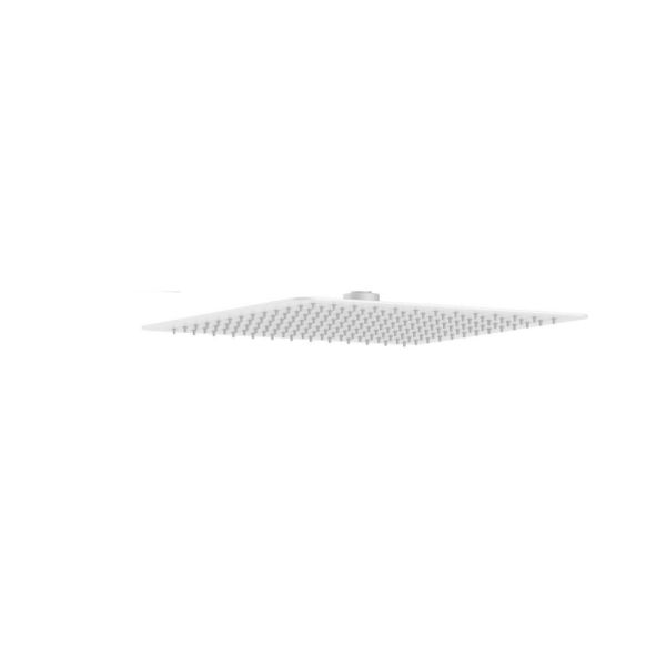 Boheme Верхний душ QUBIC латунь WHITE  30*30cm белый матовый