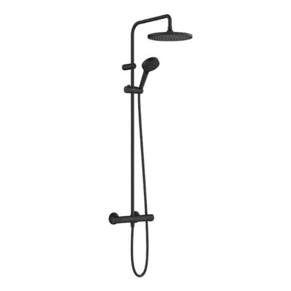 Hansgrohe Душевая система Vernis Blend Showerpipe 240 1jet 26426670 черный матовый